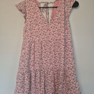 Abercrombie & Fitch Pink Floral Mini Dress